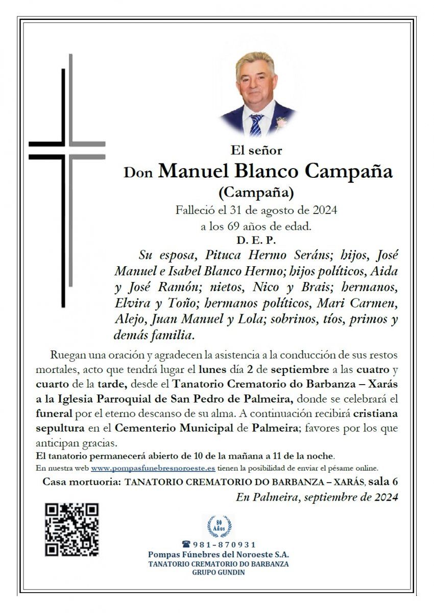 Blanco Campaña, Manuel