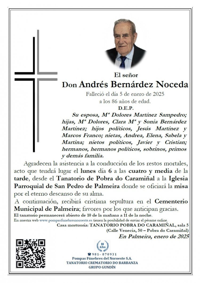 Bernárdez Noceda, Andrés