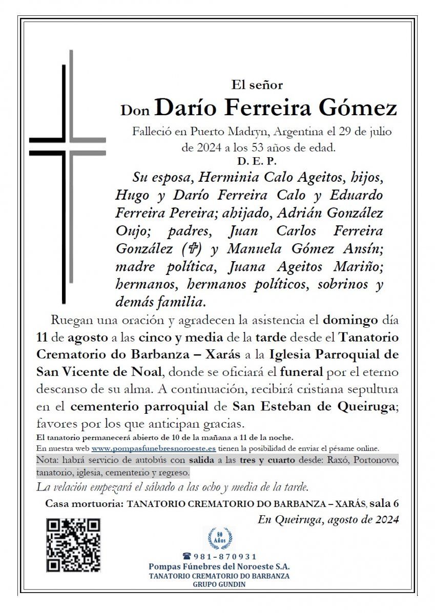 Ferreira Gómez, Dario