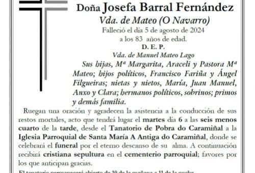 Barral Fernández, Josefa