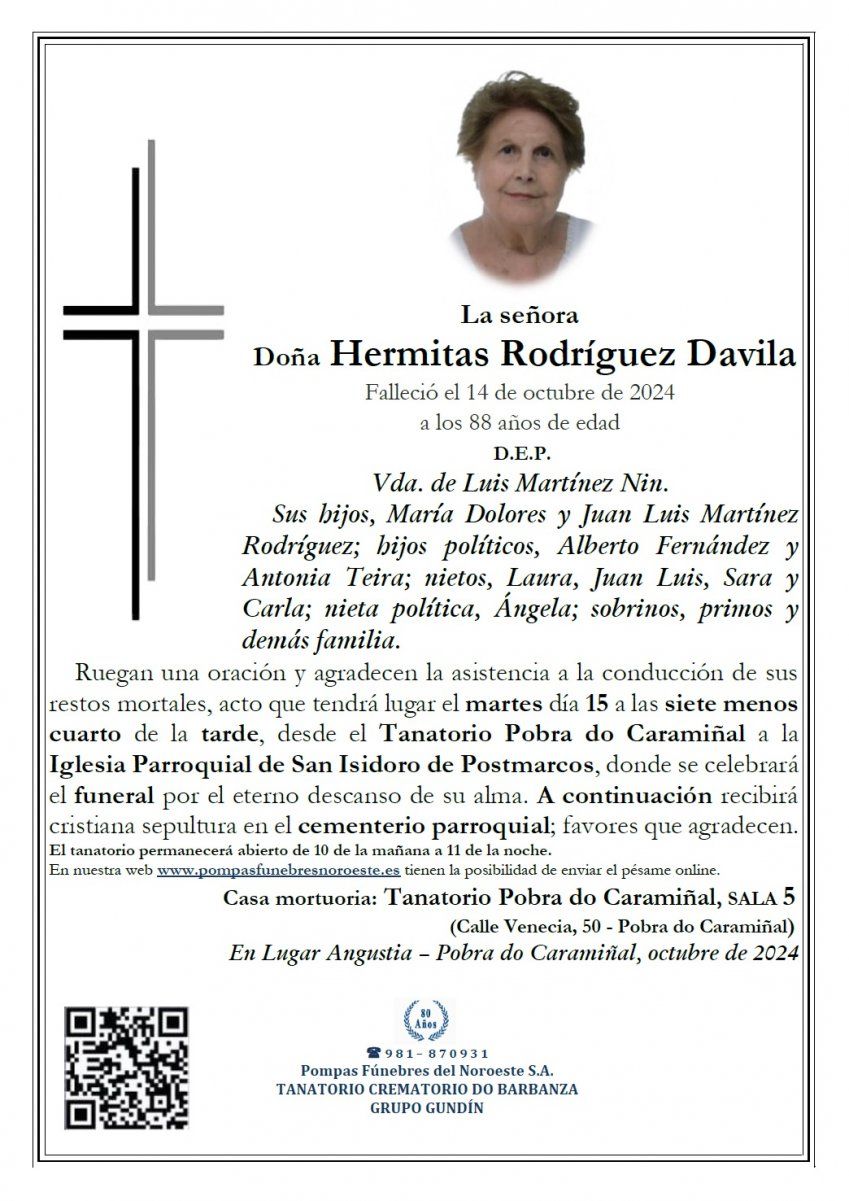 HERMITAS RODRÍGUEZ DAVILA