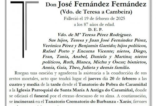 Fernandez Fernandez, Jose