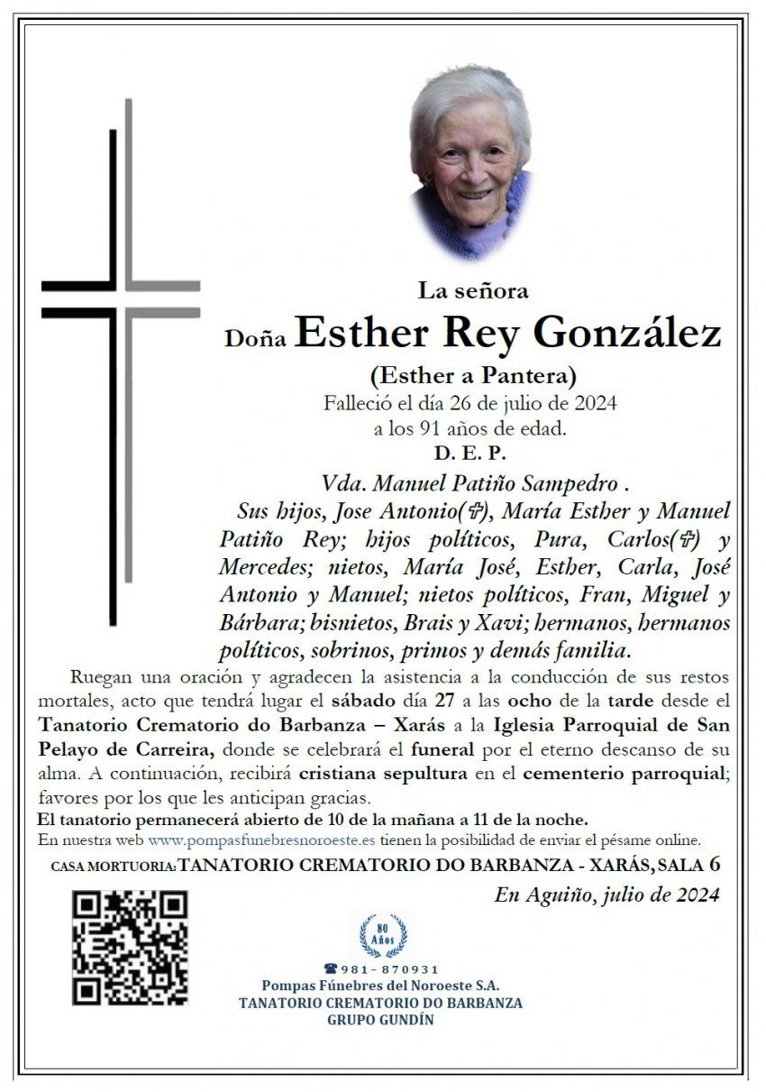 Rey González, Esther