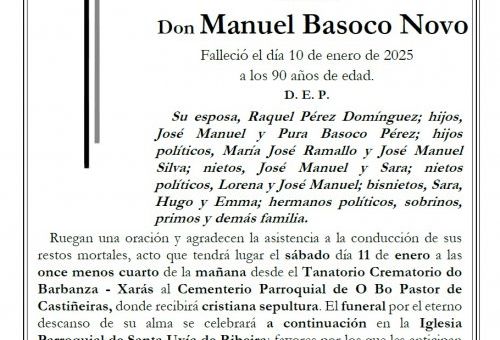 Basoco Novo, Manuel