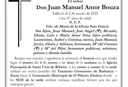 juan manuel amor bouza