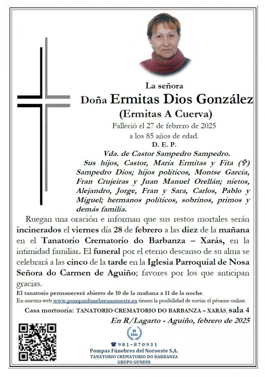 Dios Gonzalez, Ermitas