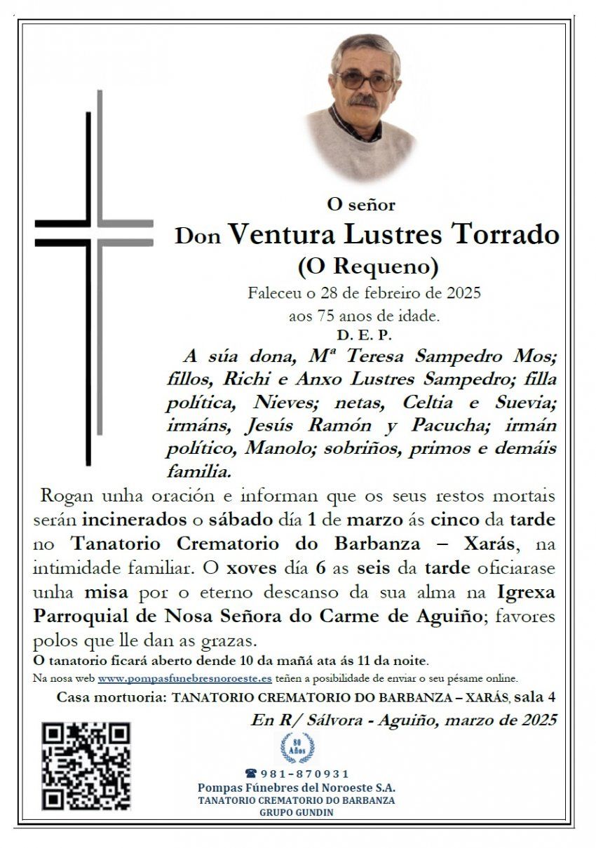 Lustres Torrado, Ventura