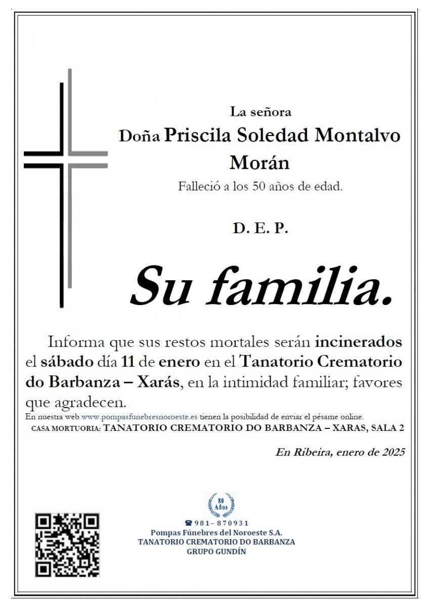 Montalvo Moran, Priscila Soledad