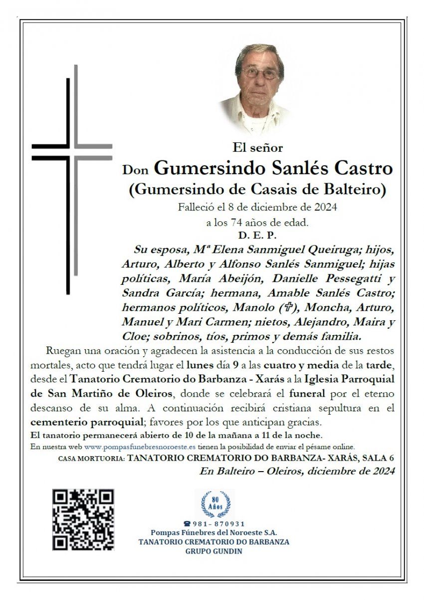 Gumersindo Sanlés Castro