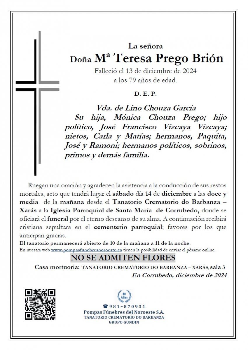 Prego Brión, Mª Teresa