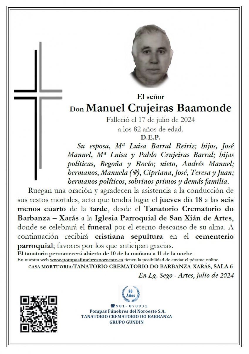 Crujeiras Baamonde, Manuel