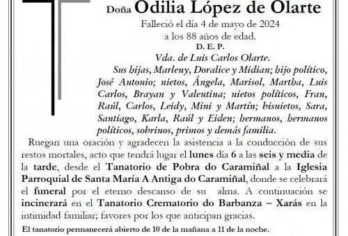 Lopez de Olarte, Odilia