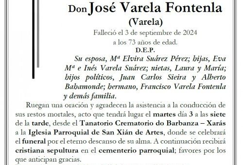 Varela Fontenla, José