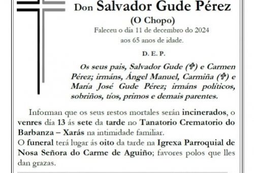 Gude Pérez, Salvador