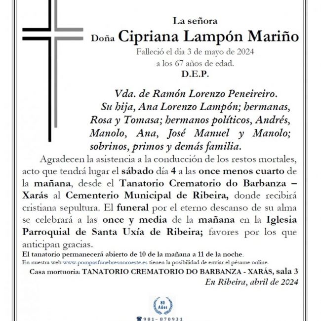 Lampon Mariño, Cipriana