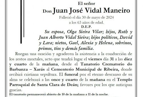 Vidal Maneiro, Juan José
