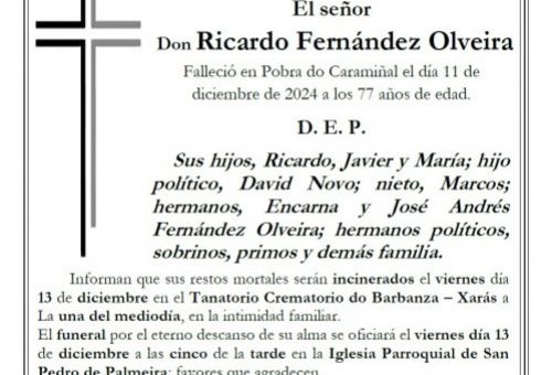 Fernández Olveira, Ricardo