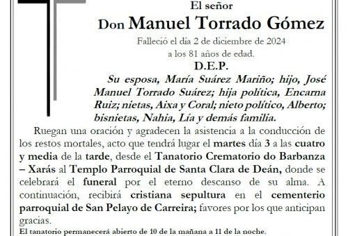 Torrado Gomez, Manuel